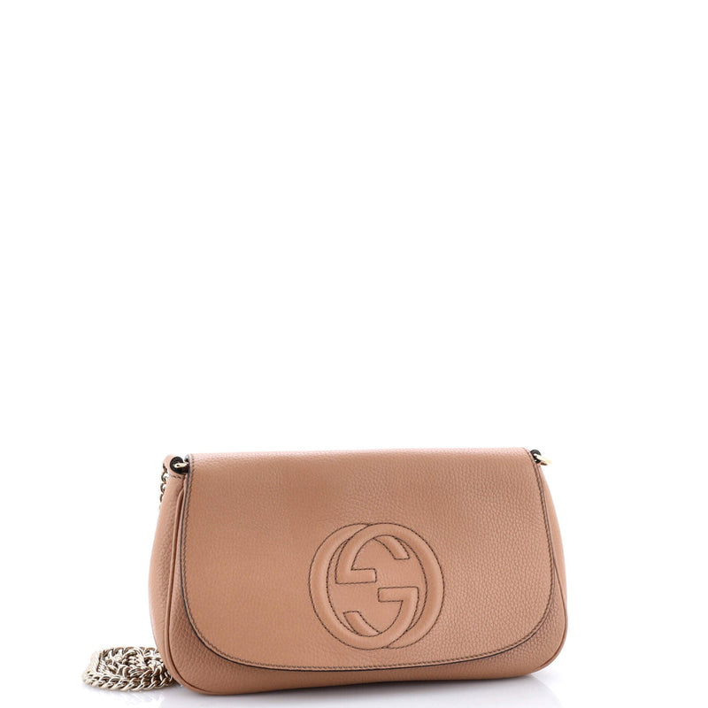 Soho Chain Crossbody Bag Leather Medium