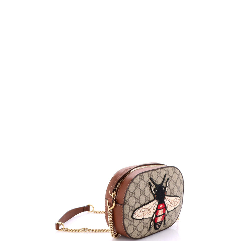 Chain Crossbody Bag Embroidered Gg