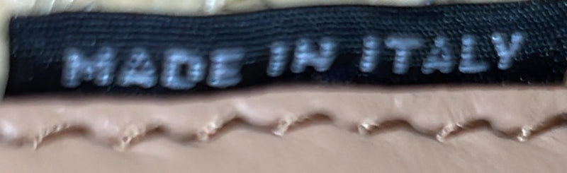 Triangle Logo Open Tote Raffia Small