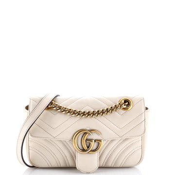 Gg Marmont Flap Bag Matelasse Leather