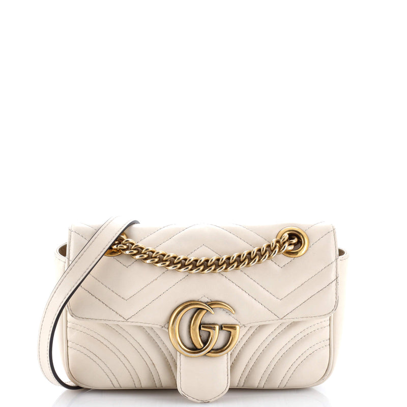 Gg Marmont Flap Bag Matelasse Leather
