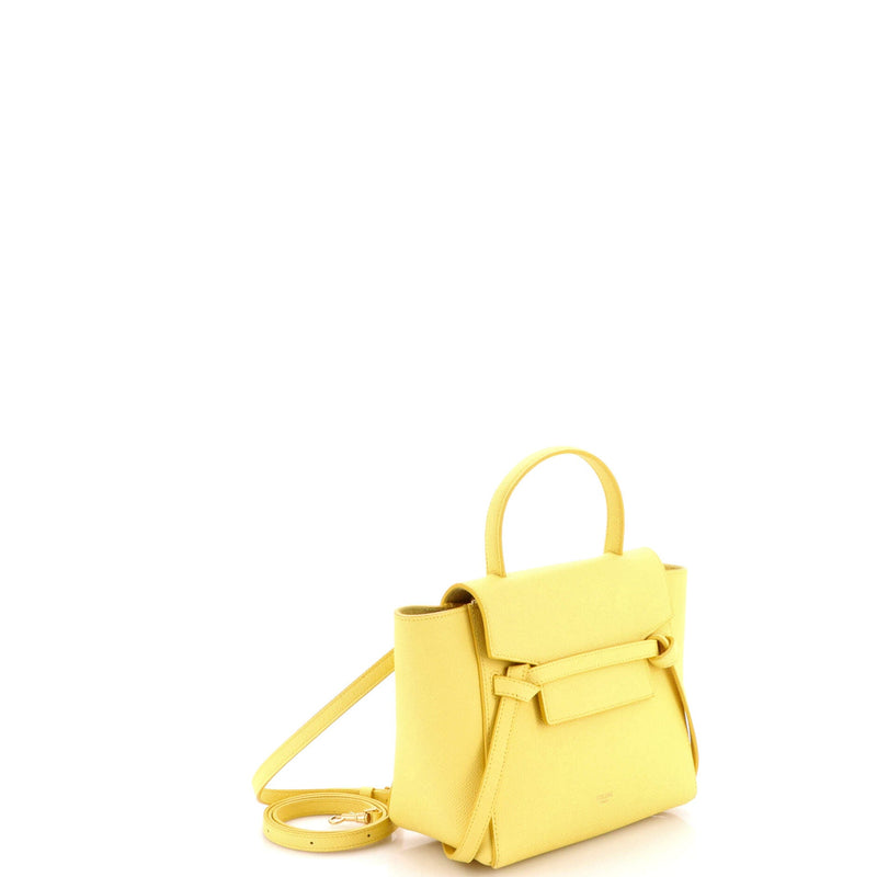 Belt Bag Textured Leather Nano