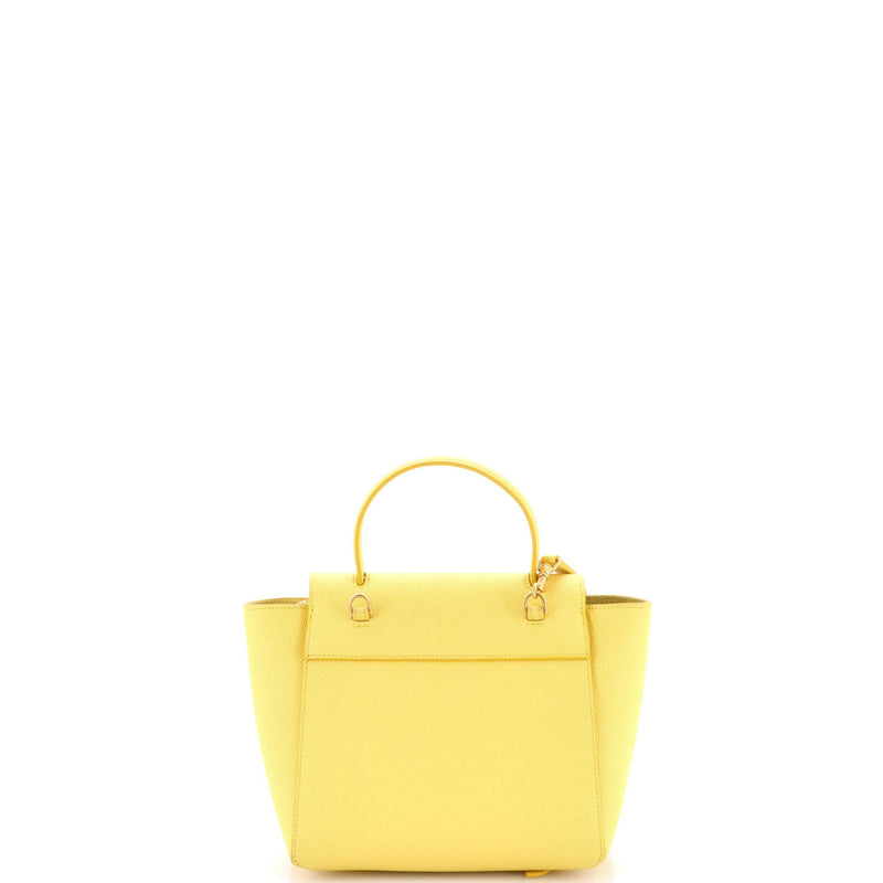 Belt Bag Textured Leather Nano