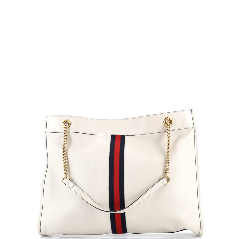 Rajah Chain Tote Leather Large