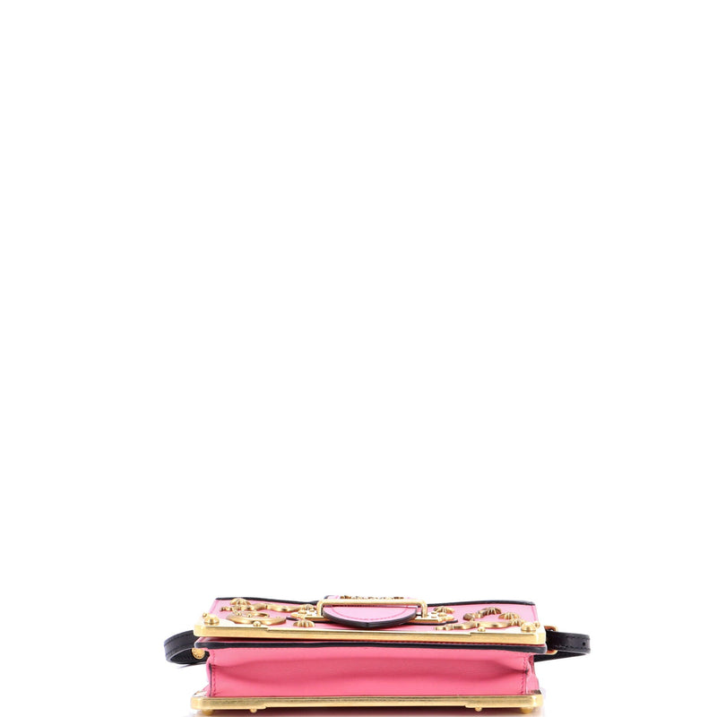 Cahier Crossbody Bag Embellished Leather