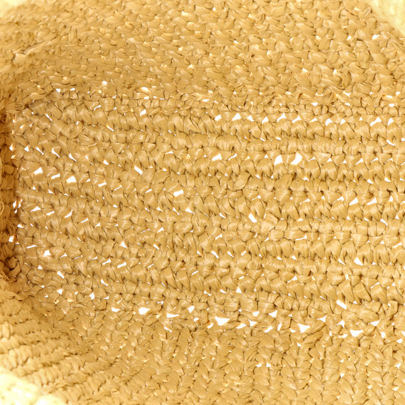 Logo Tote Raffia Small