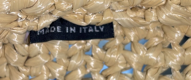 Logo Tote Raffia Small