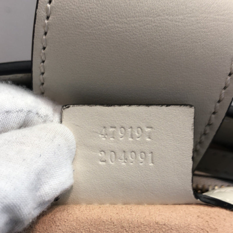 Padlock Chain Tote Gg Coated Canvas With