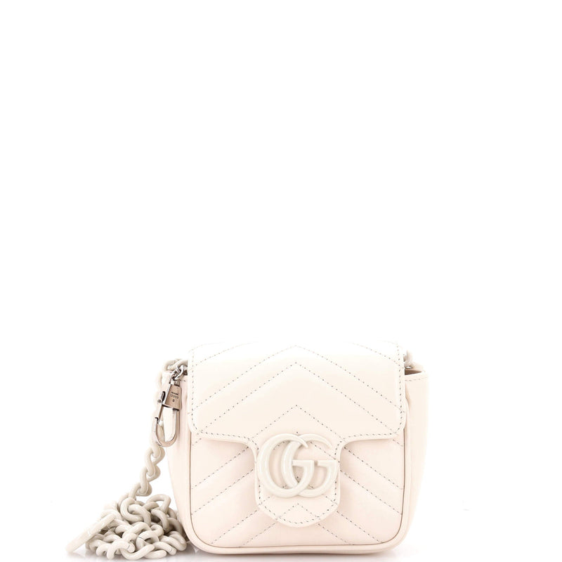 Gg Marmont Flap Belt Bag Matelasse
