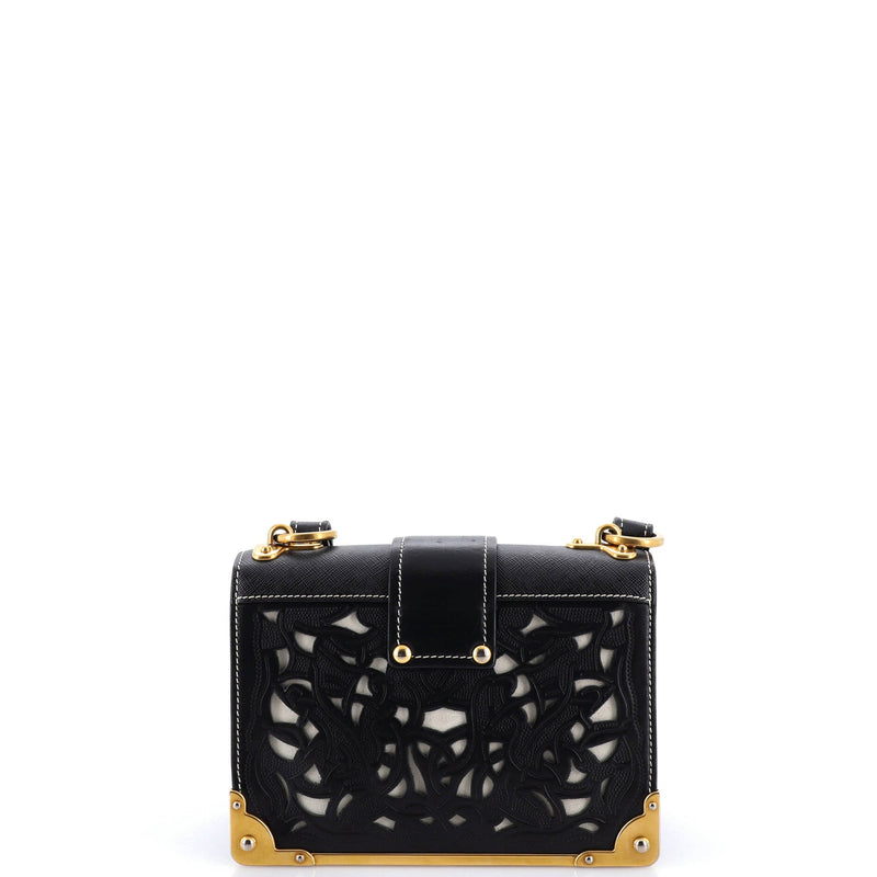 Cahier Crossbody Bag Studded Laser Cut