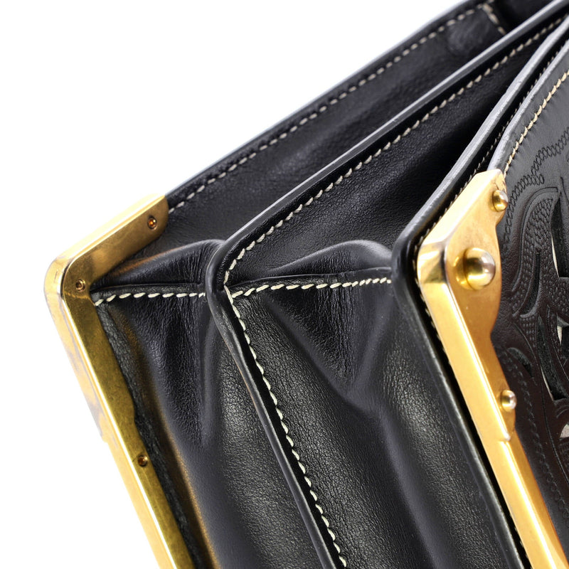 Cahier Crossbody Bag Studded Laser Cut