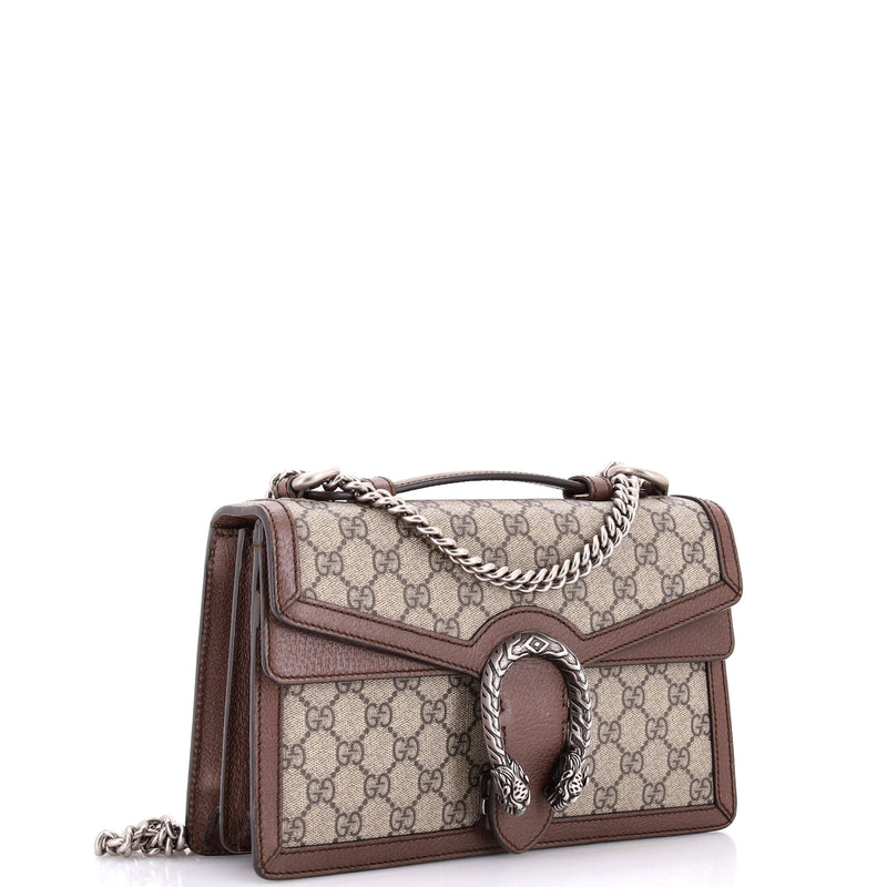 Dionysus Top Handle Chain Bag Gg Coated