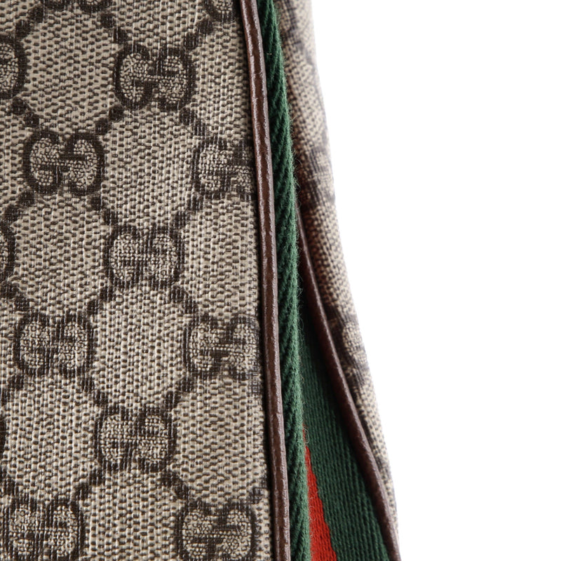 Attache Shoulder Bag Gg Coated Canvas