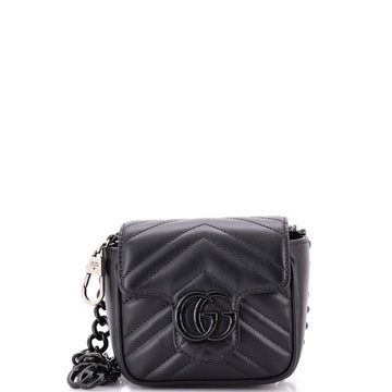 Gucci Gg Marmont Flap Belt Bag Matelasse