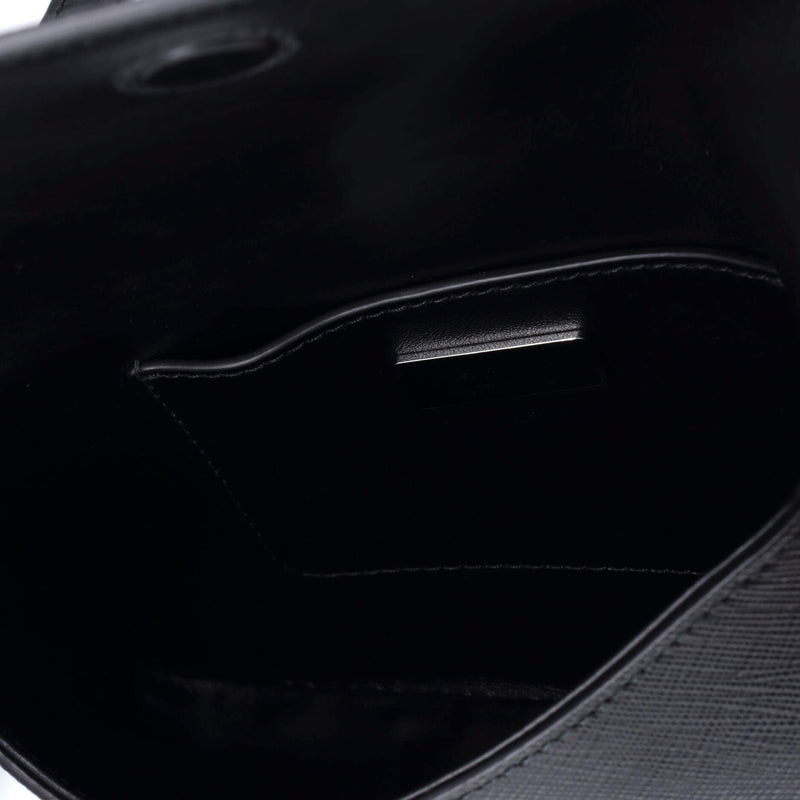 Triangle Logo Full Flap Shoulder Bag