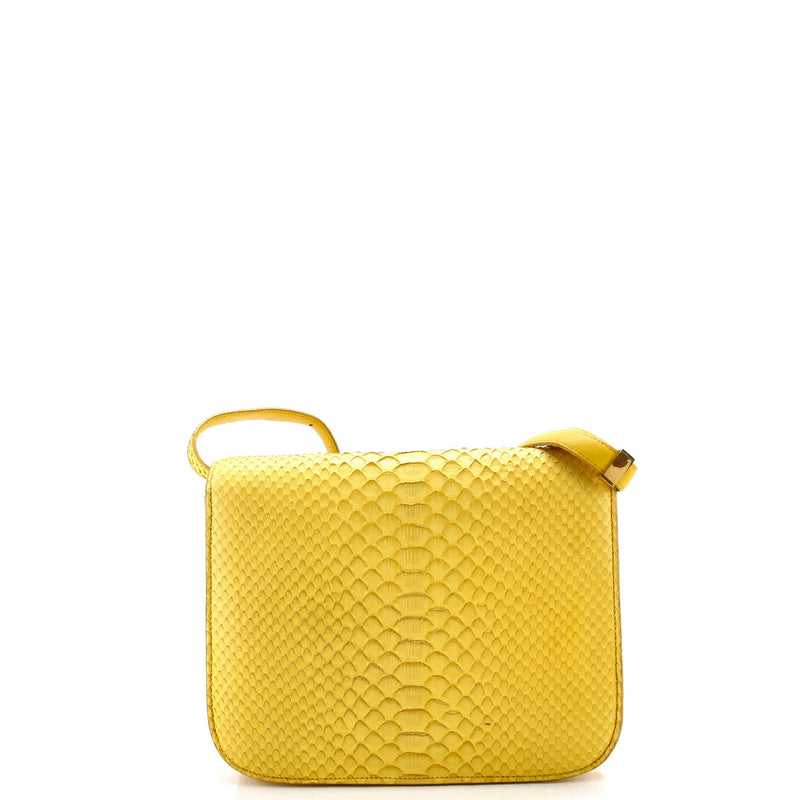 Classic Box Bag Python Small