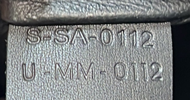 Bicolor Luggage Bag Leather Micro