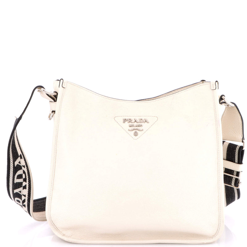 Logo Strap Hobo Leather Medium