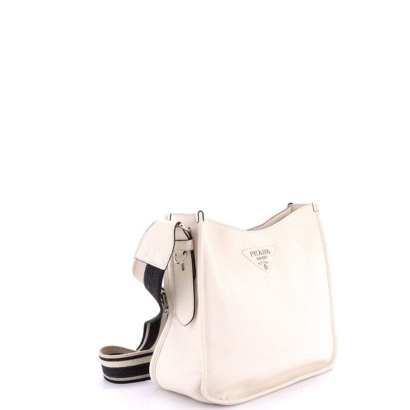 Logo Strap Hobo Leather Medium