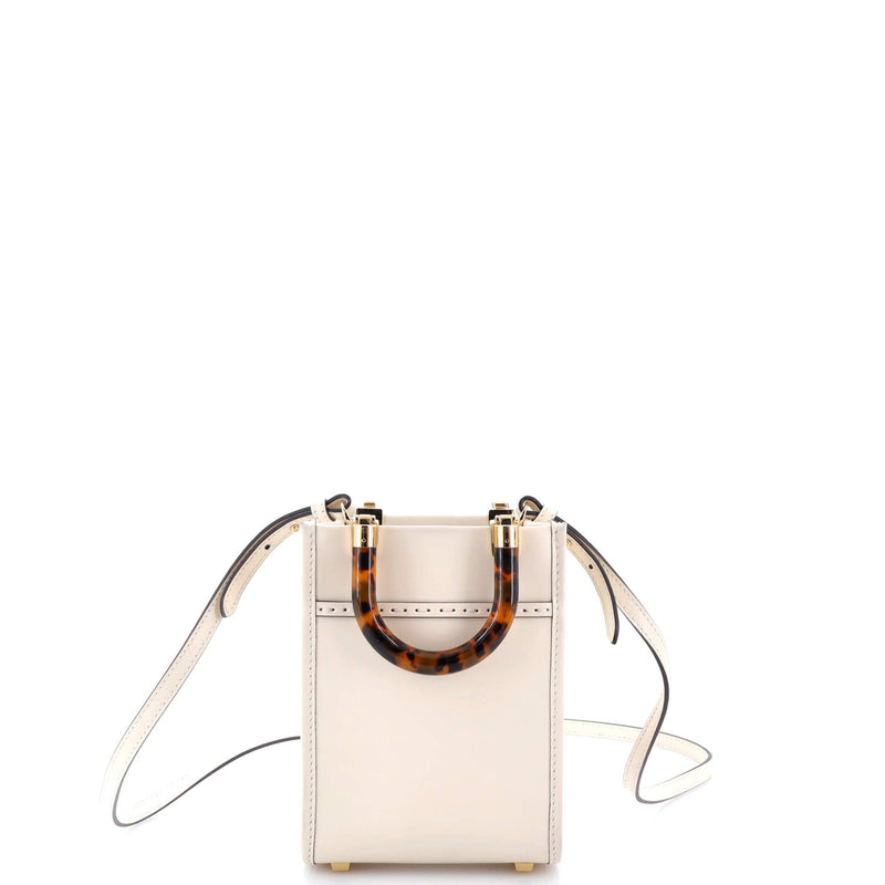 Sunshine Shopper Tote Leather Mini