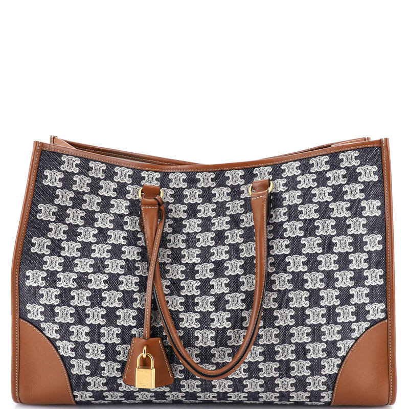Horizontal Cabas Tote Triomphe Canvas