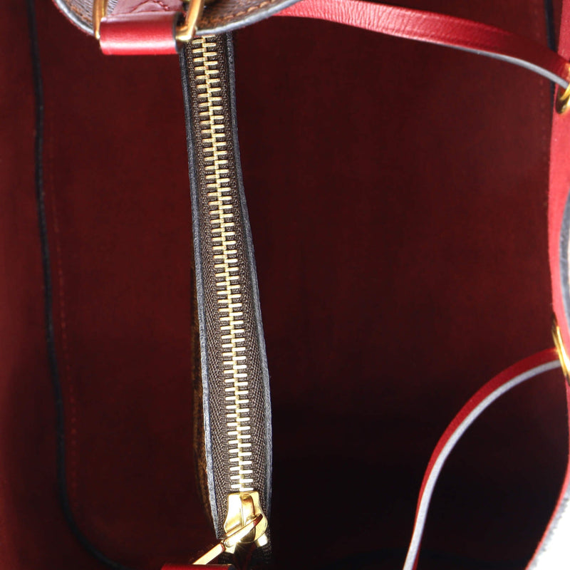 Neonoe Handbag Damier With Leather Mm
