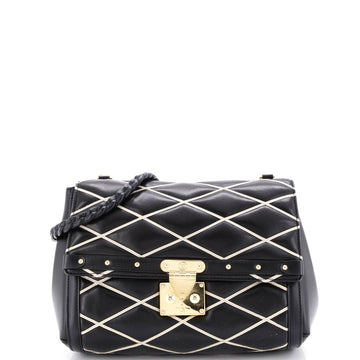 Pochette Flap Handbag Malletage Leather