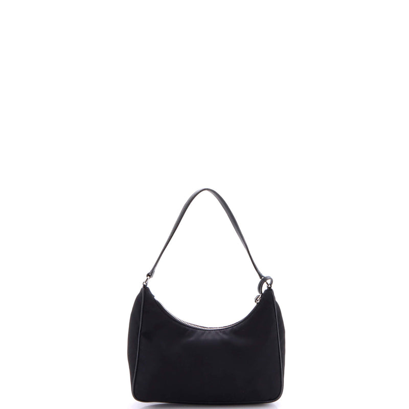 Re-Edition Hobo Tessuto With Saffiano