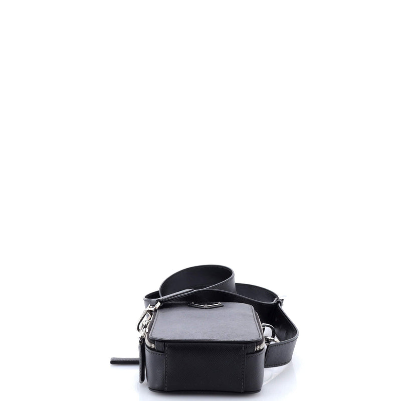 Brique Vertical Crossbody Bag Saffiano