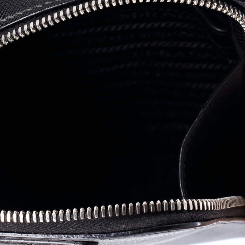 Brique Vertical Crossbody Bag Saffiano