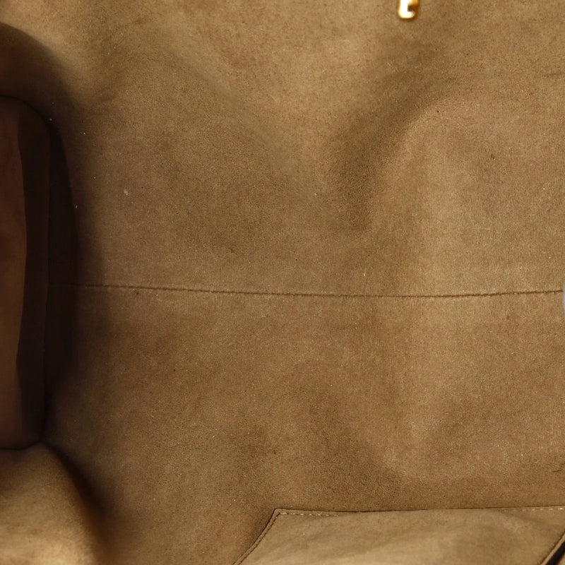 Padlock Chain Tote Gg Coated Canvas With