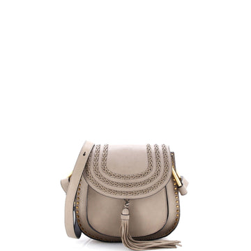 Hudson Handbag Whipstitch Leather Small