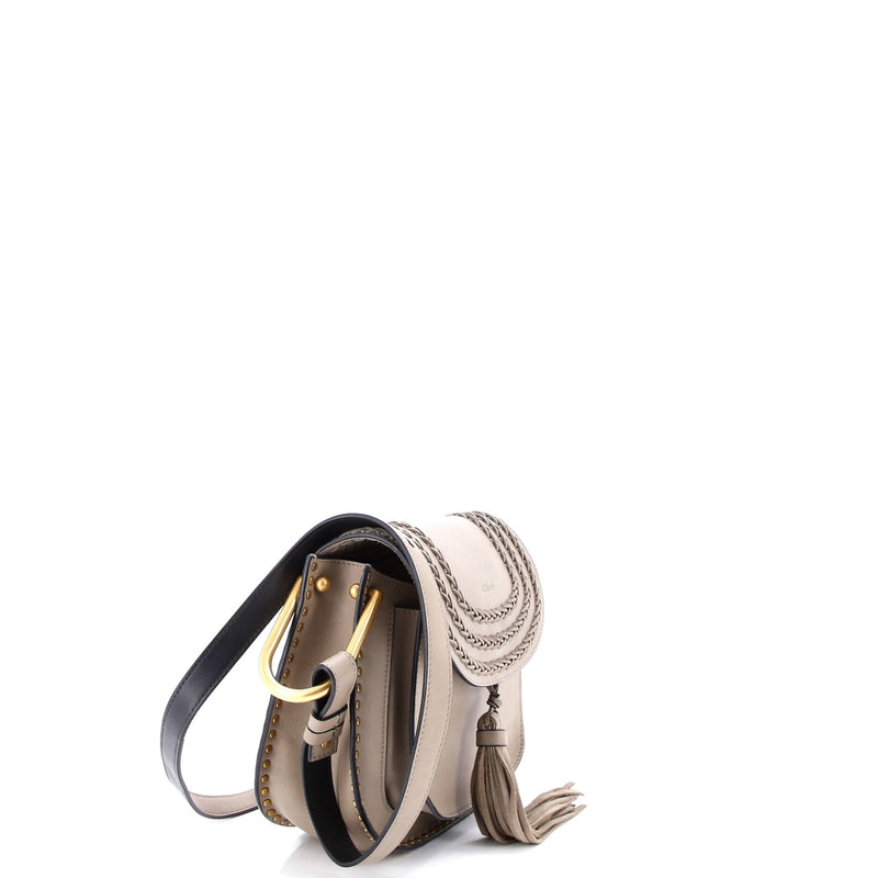 Hudson Handbag Whipstitch Leather Small