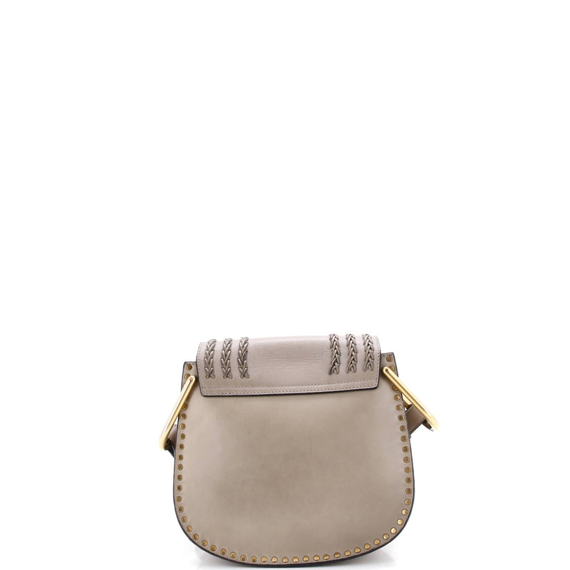 Hudson Handbag Whipstitch Leather Small