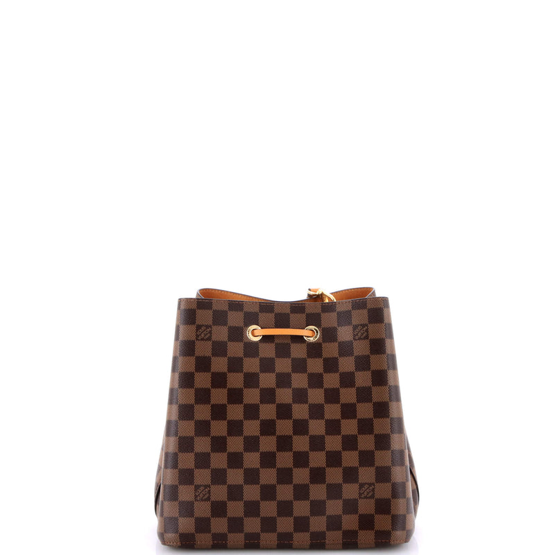 Neonoe Handbag Damier With Leather Mm