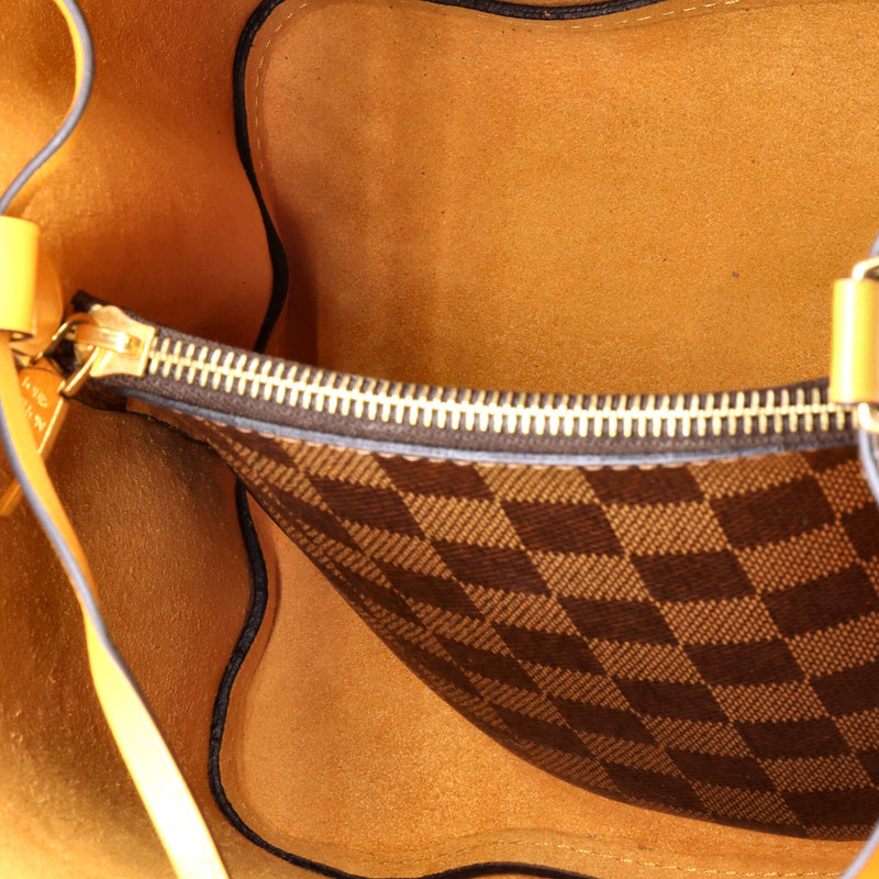 Neonoe Handbag Damier With Leather Mm