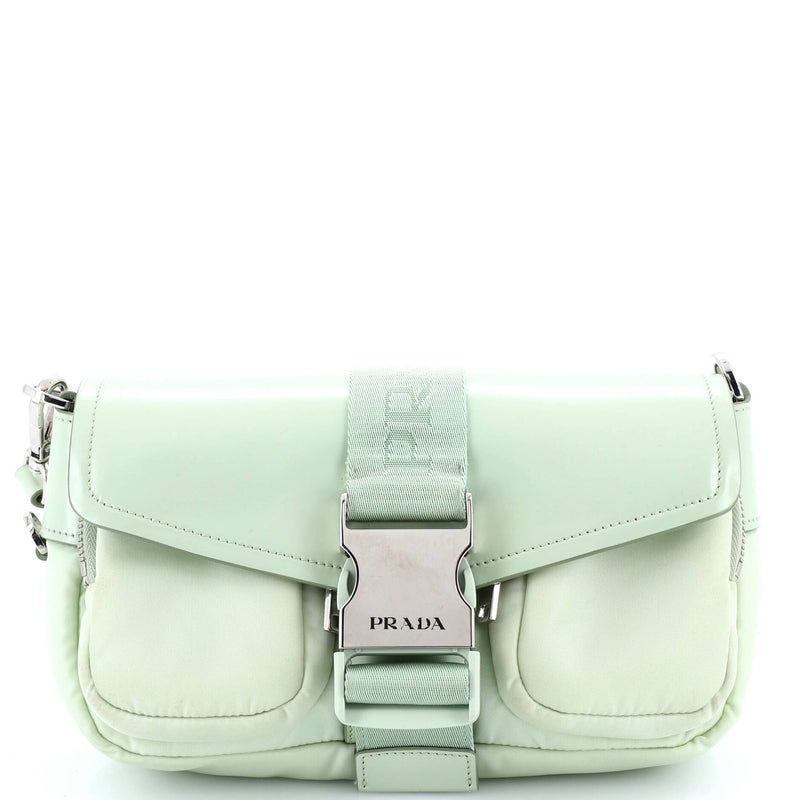 Buckle Pocket Crossbody Bag Spazzolato