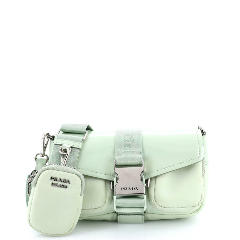 Buckle Pocket Crossbody Bag Spazzolato