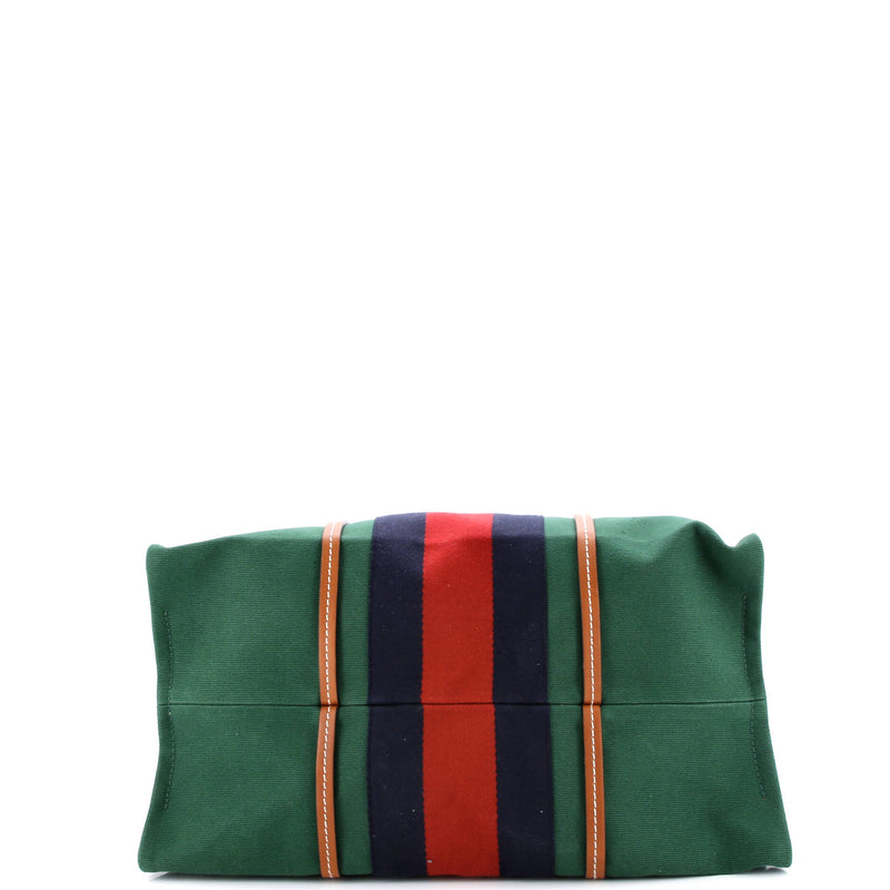 Interlocking G Web Tote Canvas Large