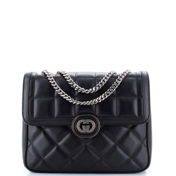 Deco Chain Flap Bag Mixed Matelasse