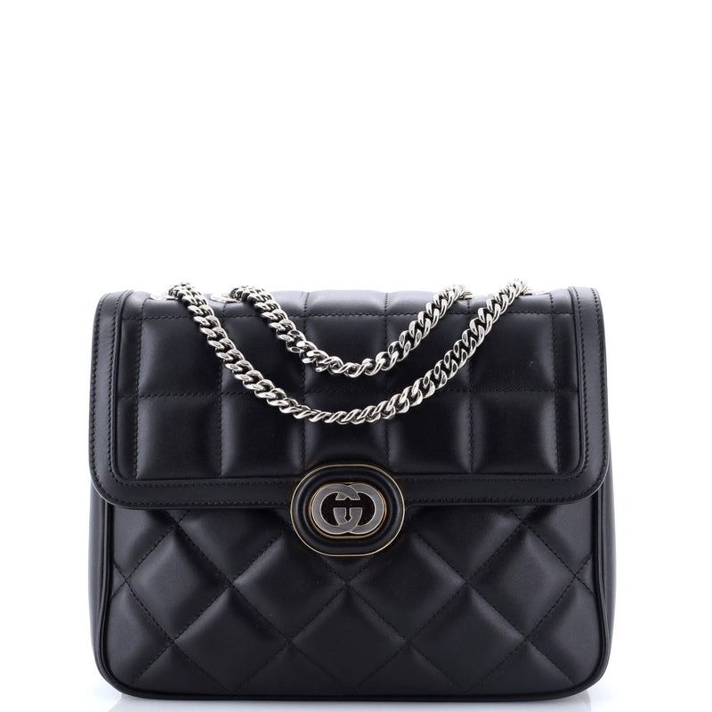 Deco Chain Flap Bag Mixed Matelasse