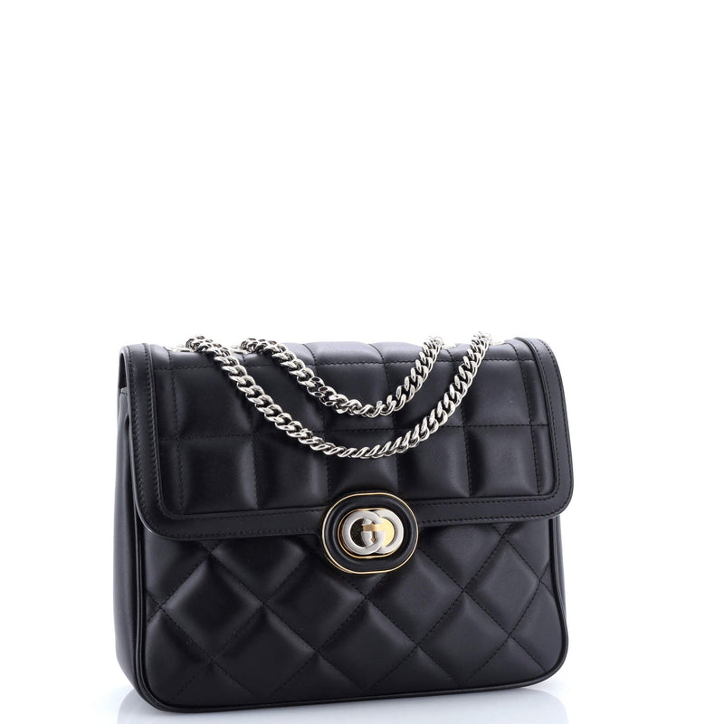 Deco Chain Flap Bag Mixed Matelasse