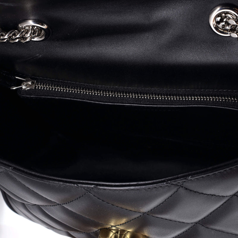 Deco Chain Flap Bag Mixed Matelasse