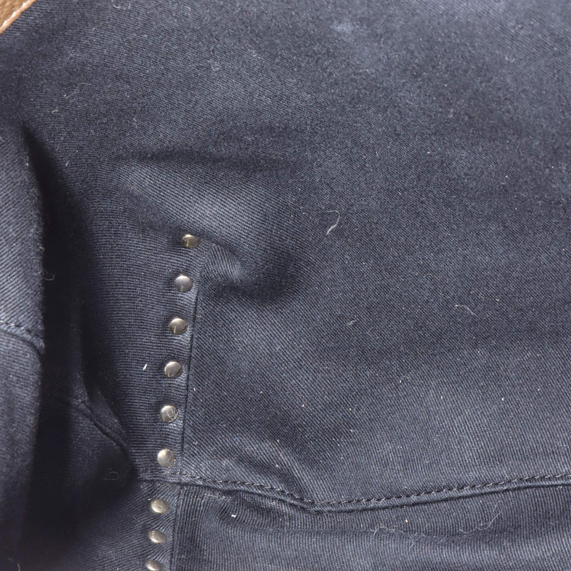 Rockstud Flip Lock Hobo Leather Large