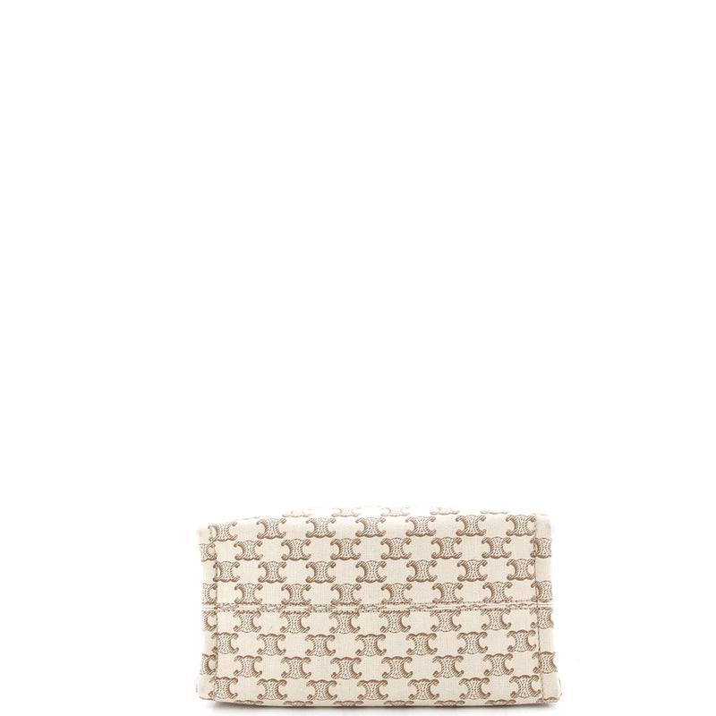 Cabas Thais Tote Triomphe Printed Canvas