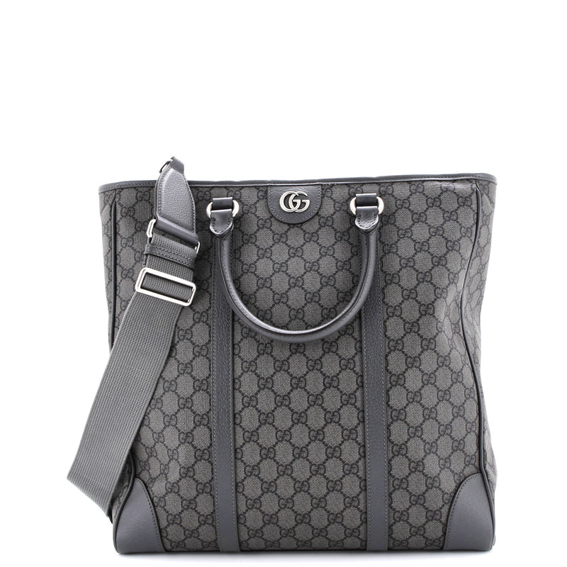 Ophidia Convertible Open Tote Gg Coated