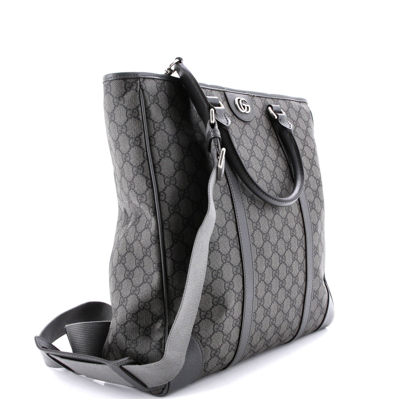 Ophidia Convertible Open Tote Gg Coated