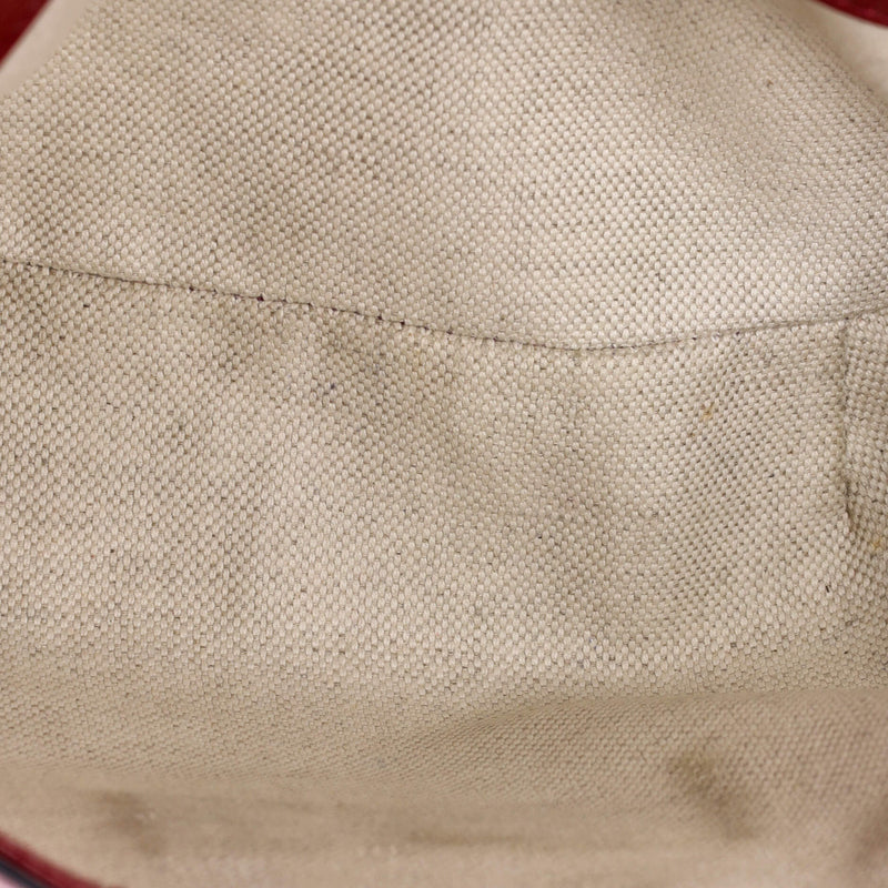 Horsebit Shoulder Bag Gg Coated Canvas