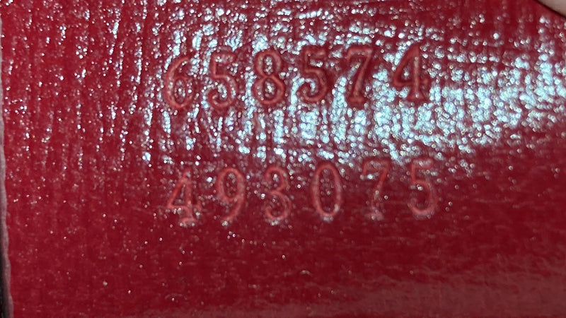 Horsebit Shoulder Bag Gg Coated Canvas