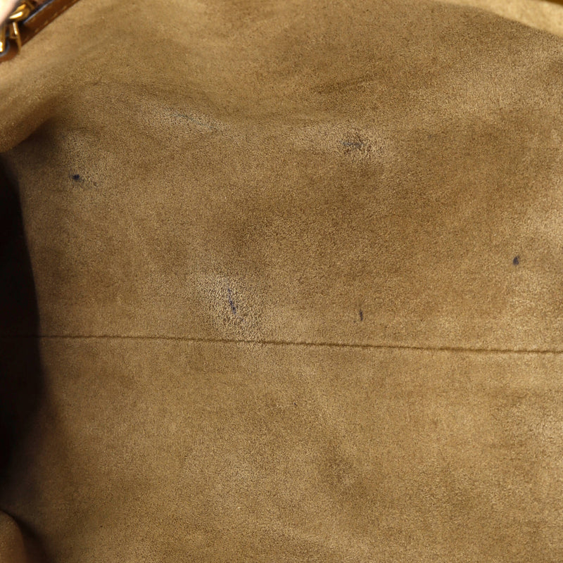 Padlock Chain Tote Gg Coated Canvas With